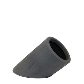 Vaso Tubo 15 X 29 Cm Cor 18 - Antique Preto
