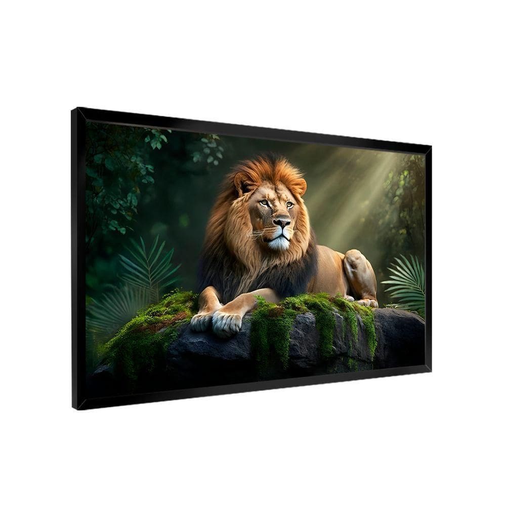 Quadro Leão Selvagem -- Br Artes