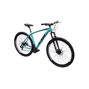 Bicicleta Aro 29 Ksw Xlt Alumínio 24v Câmbios Shimano Garfo Com Trava No Ombro - Azul Tam.17