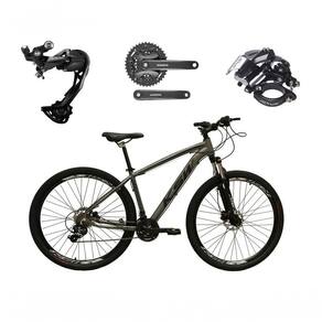 Bicicleta Aro 29 Ksw Xlt Alívio E Altus 27v Freio Hidráulico Garfo Trava - Grafite Tam.19