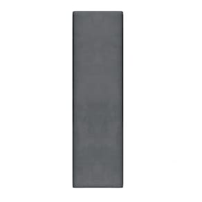 Modulo Para Cabeceira Mali Auto Adesiva Estofada 60cm X 15cm Cinza Cinza