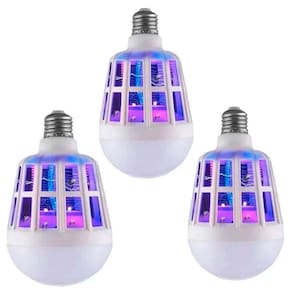 Kit 3 Lâmpadas Led Repelente Elétrico Mata Mosquito 15 W 127v-220v