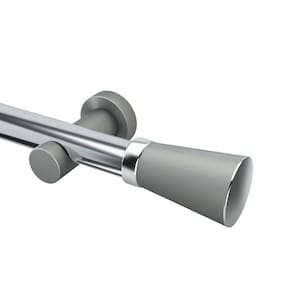 Kit Varão Completo Jade Nobre 28mm 2 Metros com Emenda - Quarto ou Sala Aço
