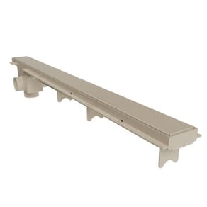 Kit 3 Ralo Linear com Tampa Cega 70 cm Astra Preto