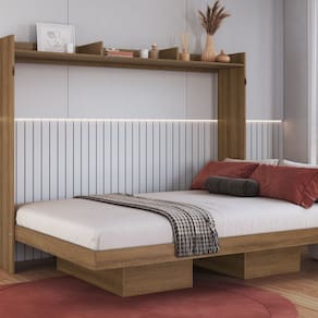 Cama Casal Articulável Horizontal 140 Hanover . Mel