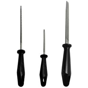Kit Limas Redonda 5/32 Triangular 100mm Plana 200mm Toyama