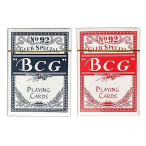 Baralho De Poker Bcg Misto 54 Folhas 10 Unidades
