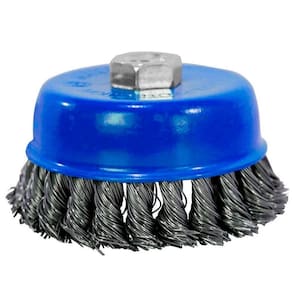 Escova Rotativa De Aço Para Lixadeira 100mm 4" Danmi