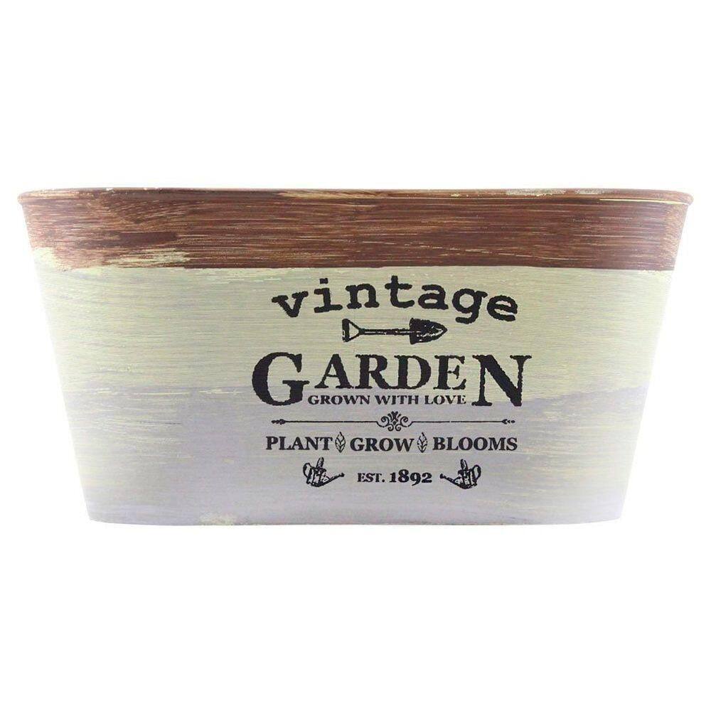 Kit 4 Mini Vasos De Planta Cachepot Estampados Decorados 9cm