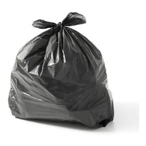 Saco De Lixo 200lt Fabricado Com Recicla Limpa Com 50 Und Cor:preto