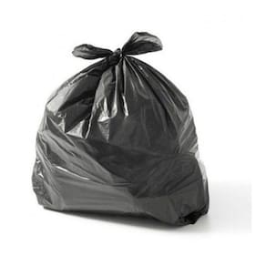 Saco De Lixo 100lt Fabricado Com Qualidade 100 Unidades Cor:preto