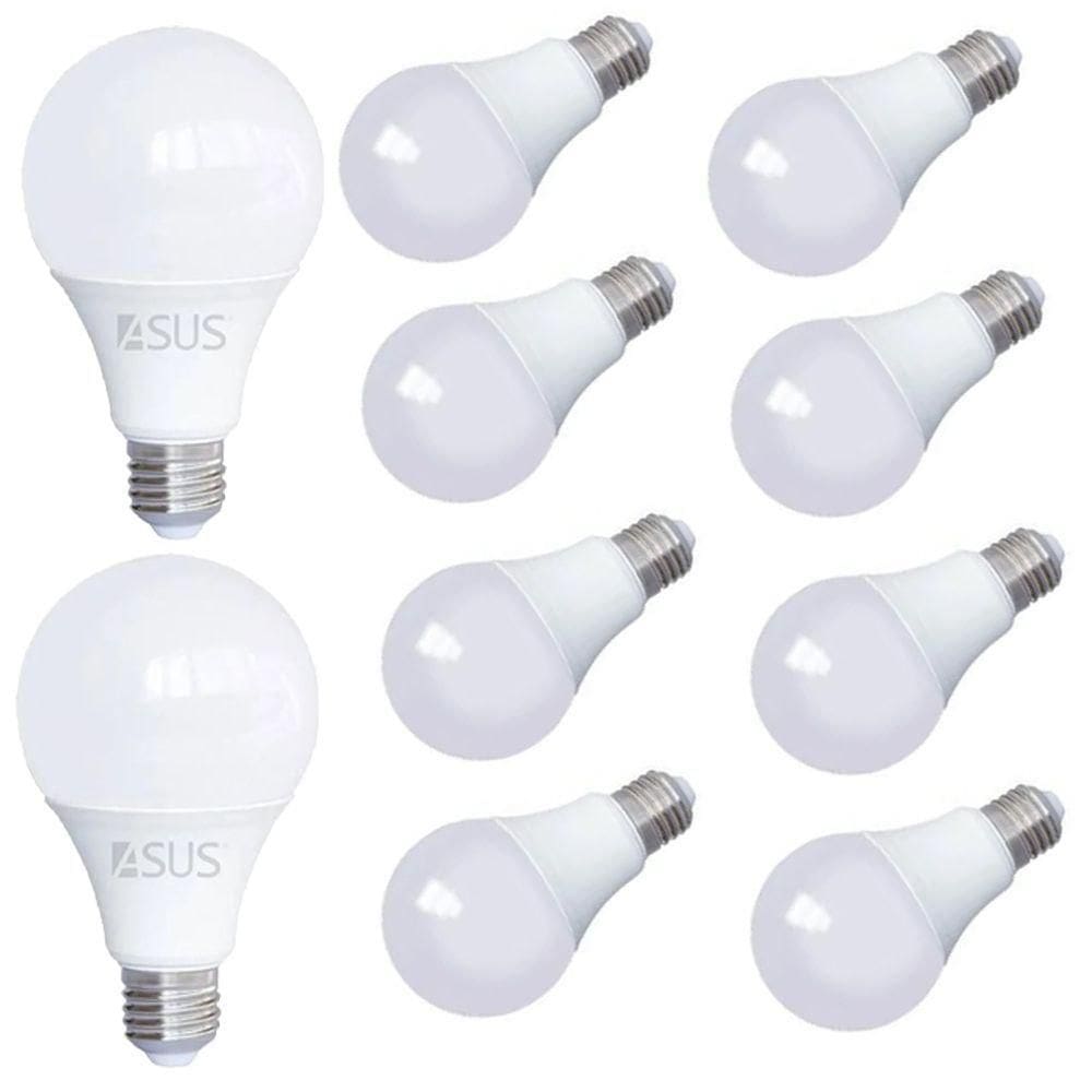 Lâmpada Luz Led Branco Frio E27 12W Bulbo Soquete Bivolt 650