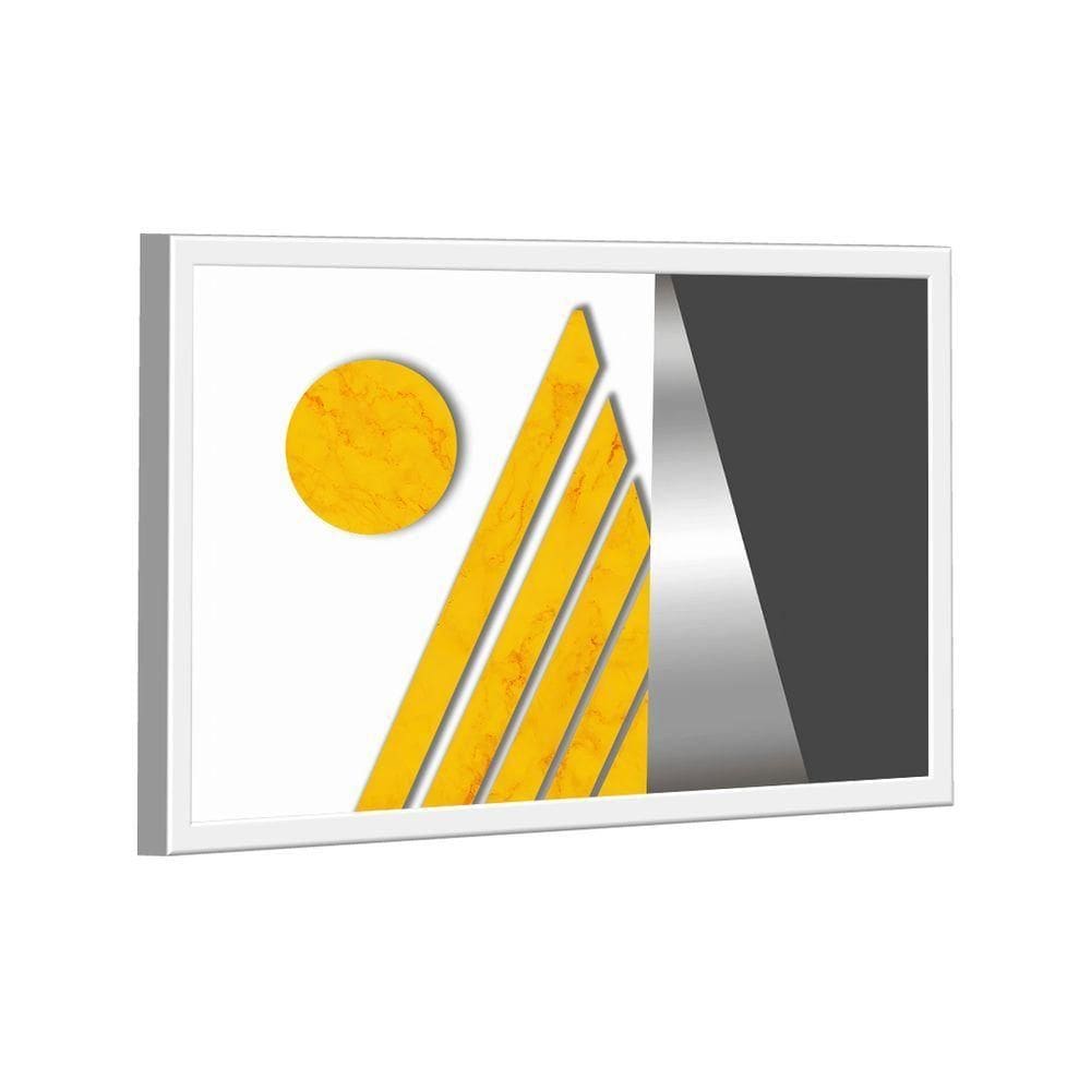 Quadro Abstração Geométrica -- Br Artes