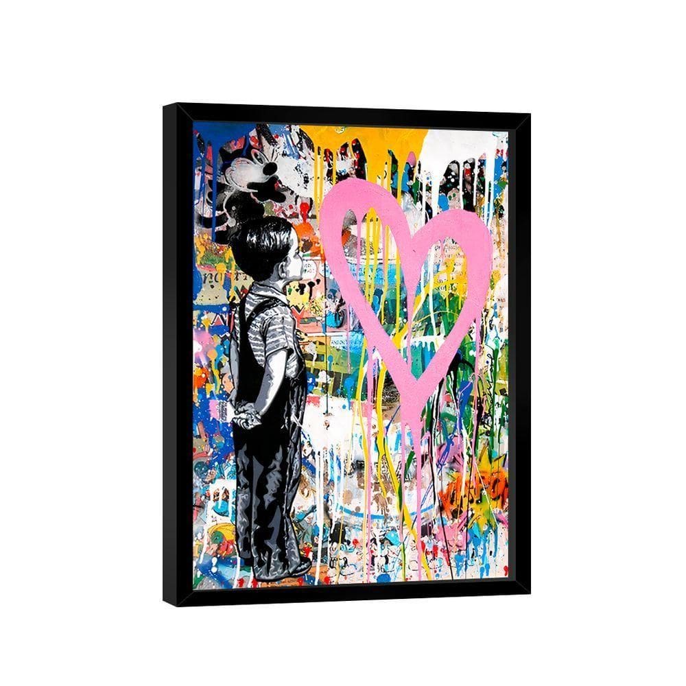 Quadro Amor E Paz -- Br Artes