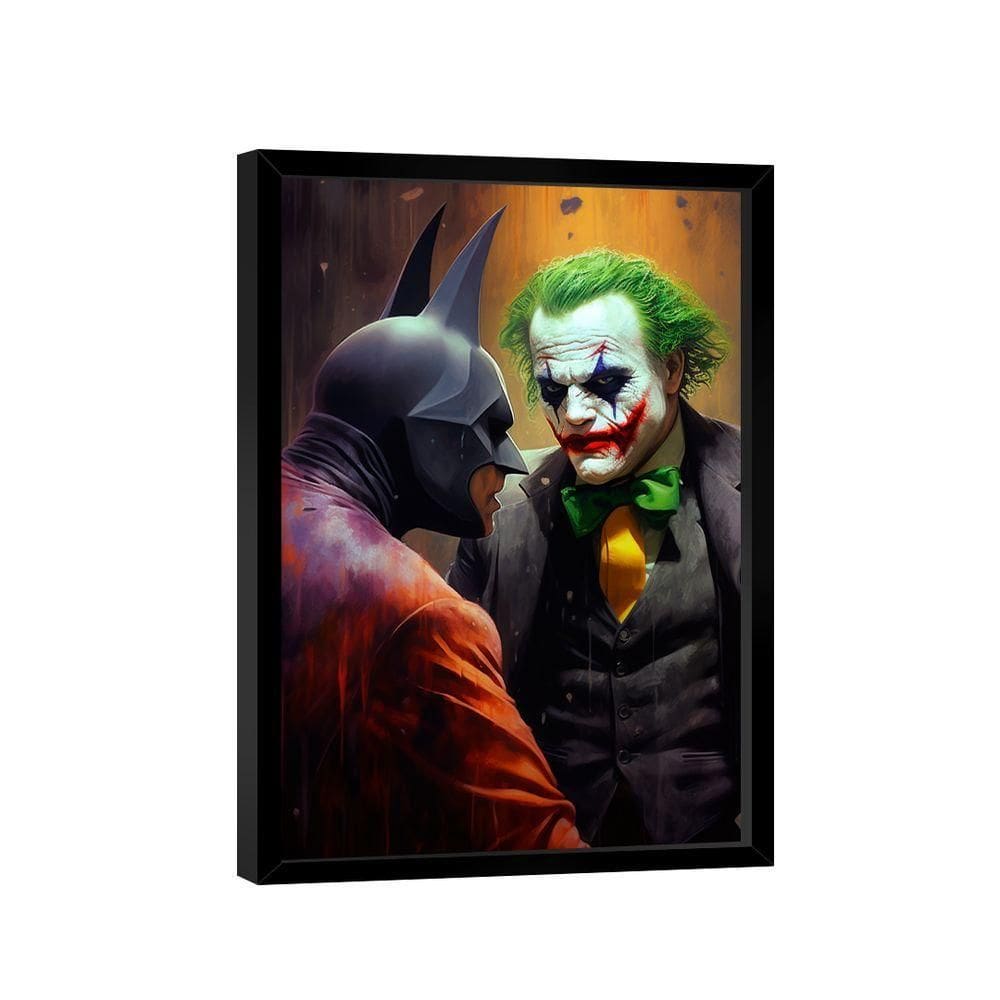 Quadro Decorativo Batman X Coringa
