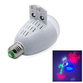 Lampada Projetor Natal Led Natalino E27 Papai Noel Flocos De Neve Arvore De Natal Decoraçao Fachada