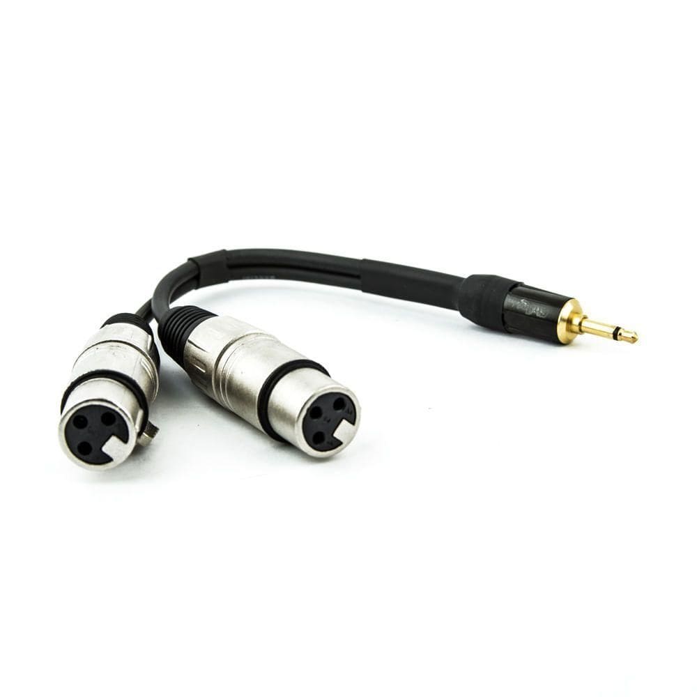 Cabo P2 Mono Para 2 Xlr Femea 50 Cm