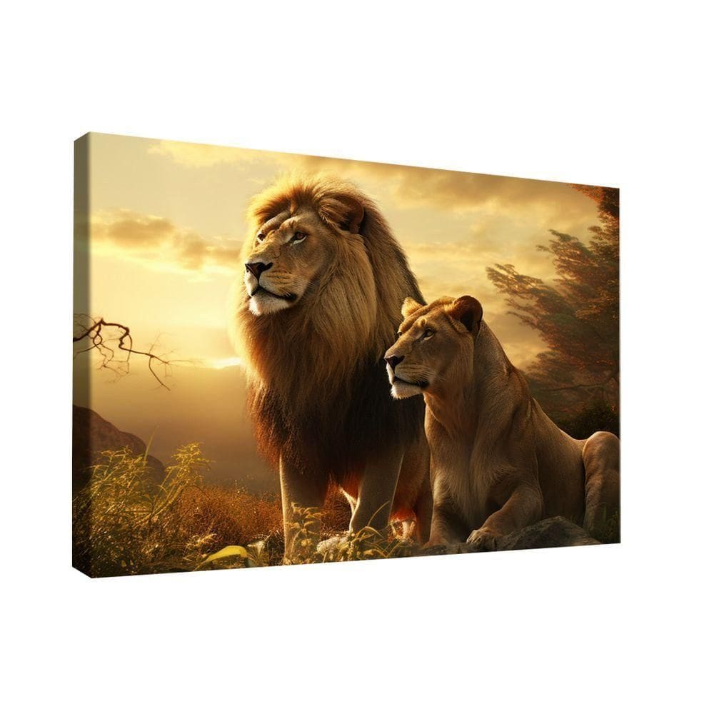 Quadro Casal Observador -- Br Artes