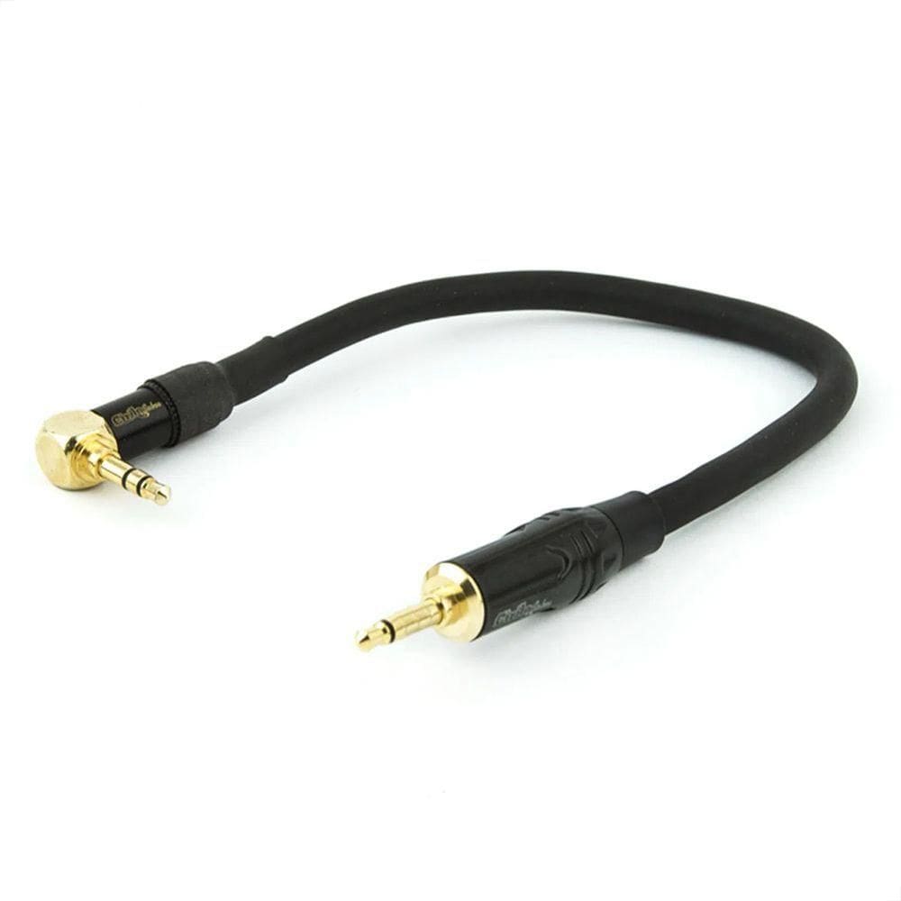 Cabo P2 90° Estereo - Para P2 Profissional Mono - 50 Cm
