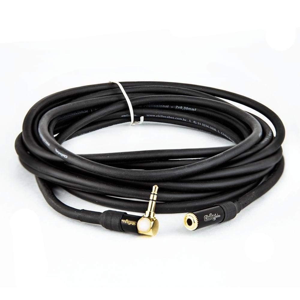 Cabo Adaptador Jack P2 Para P2 Estereo - 3 Metros