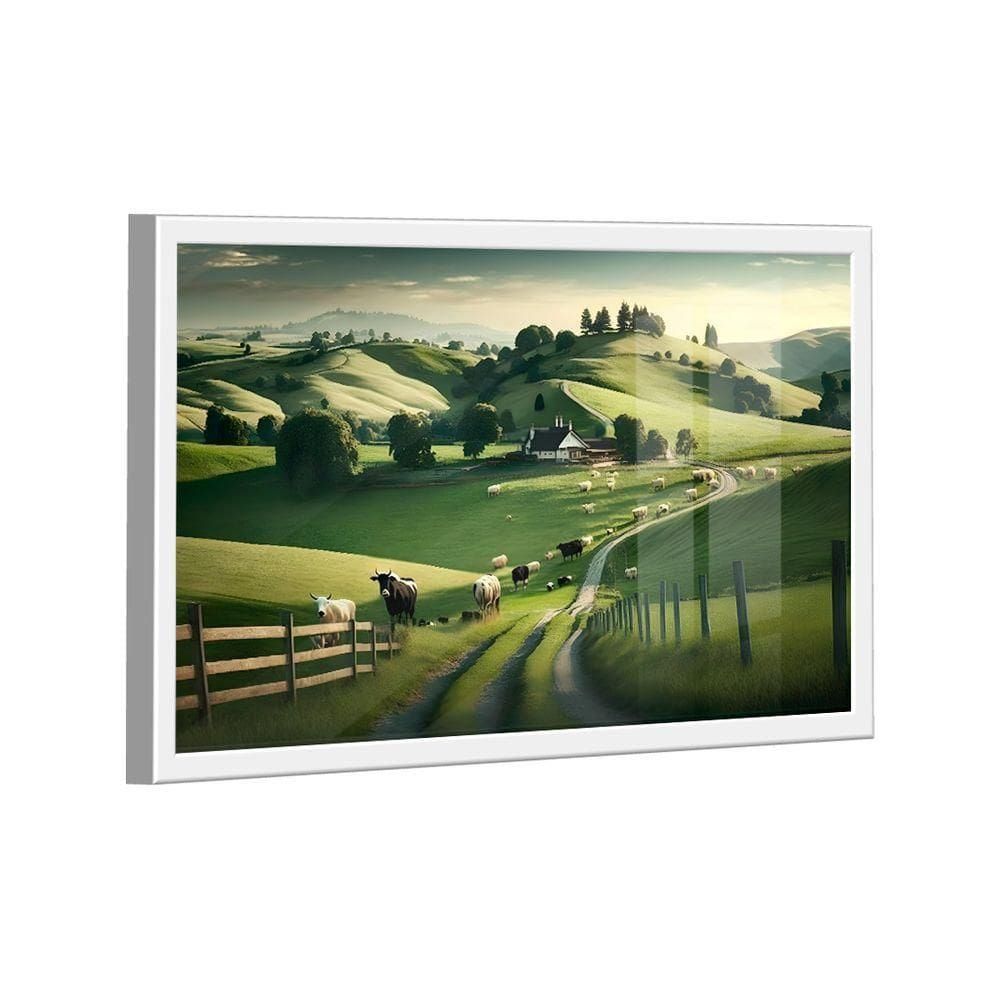 Quadro Campo Da Roça -- Br Artes