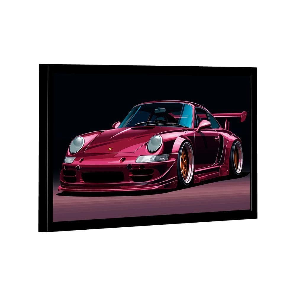 Quadro Porsche Purple Design -- Br Artes
