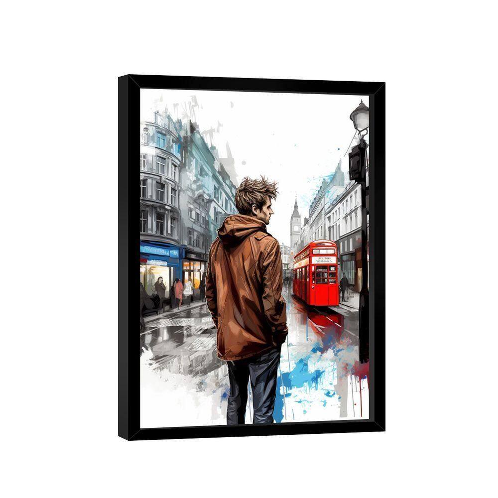 Quadro Watecolor City -- Br Artes