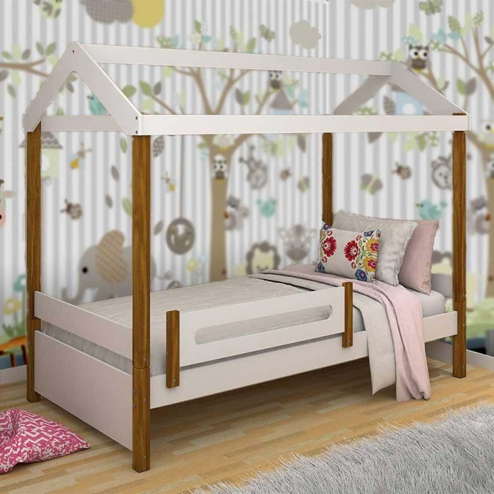 Cama Casa Eliz Branco-mel