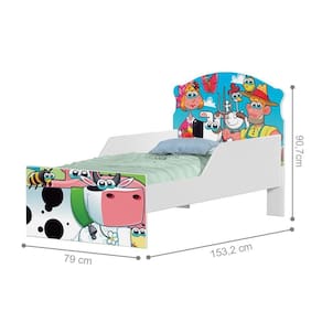 Cama Infantil Bichinhos Na Fazenda Com Colchão