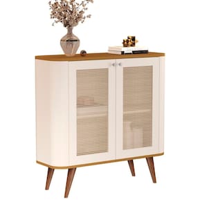 Buffet Com 2 Portas E 1 Prateleira Madrid Pérola Nature