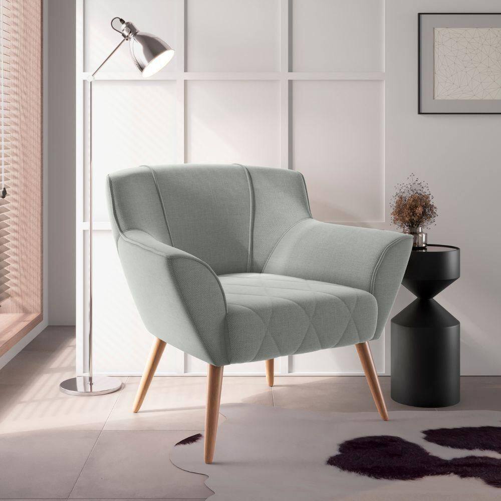 Poltrona Decorativa Mendes Linha Grafite