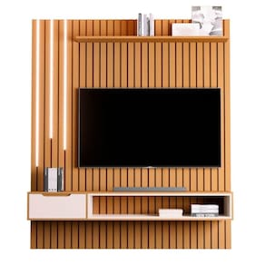 Home Ripado Com Rack Suspenso E Led Saikai Nature Pérola