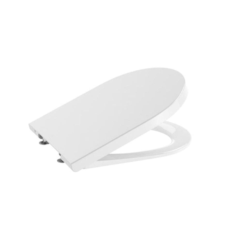 Kit 3 Assentos Sanitário com Queda Amortecida Inspira Round Roca Branco Brilhante