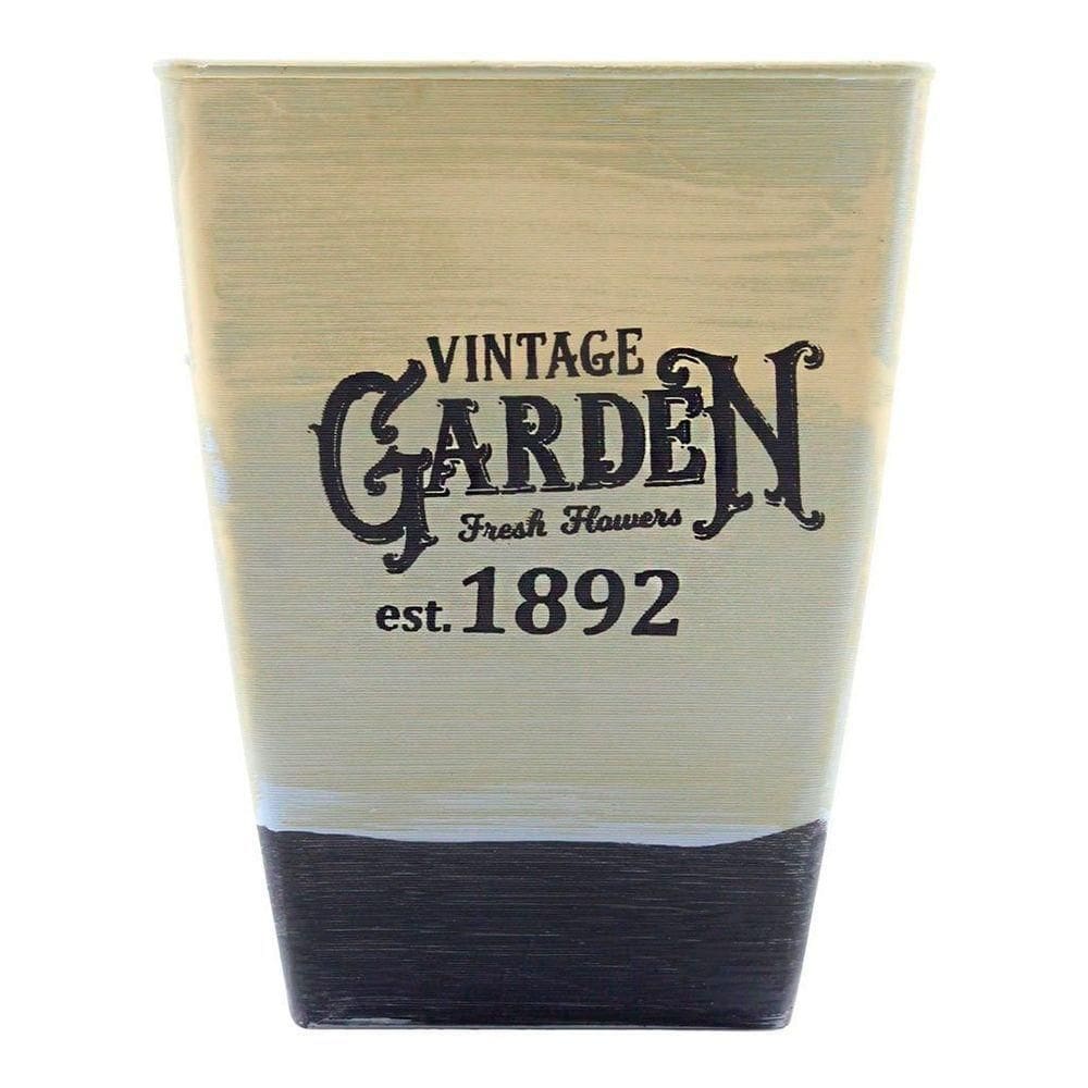 Kit 2 Mini Vasos De Planta Cachepot Estampados Decorados 16cm