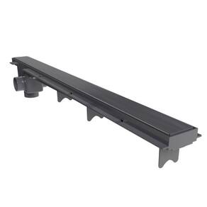Kit 3 Ralo Linear com Tampa Cega 70 cm Astra Preto