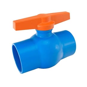 Registro Esfera Roscavel 11-2" Polegadas Irrigação Azul Viqua