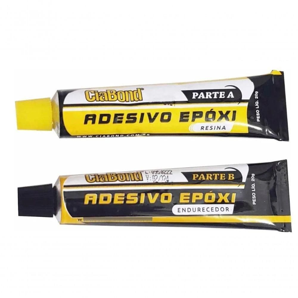Cola Epóxi 20g Resina E Endurecedor 10 Minutos Ciabond