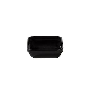 Travessa Cheff Quadrada 250ml Preta Em Policarbonato Linha Profissional Cook Vem