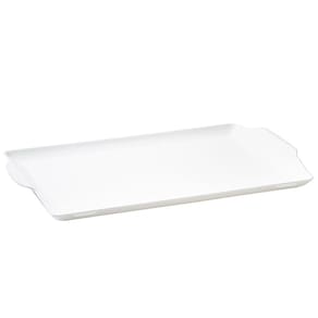 Bandeja Square Retangular 35x50 Branca Em Policarbonato Linha Profissional Cook Vem