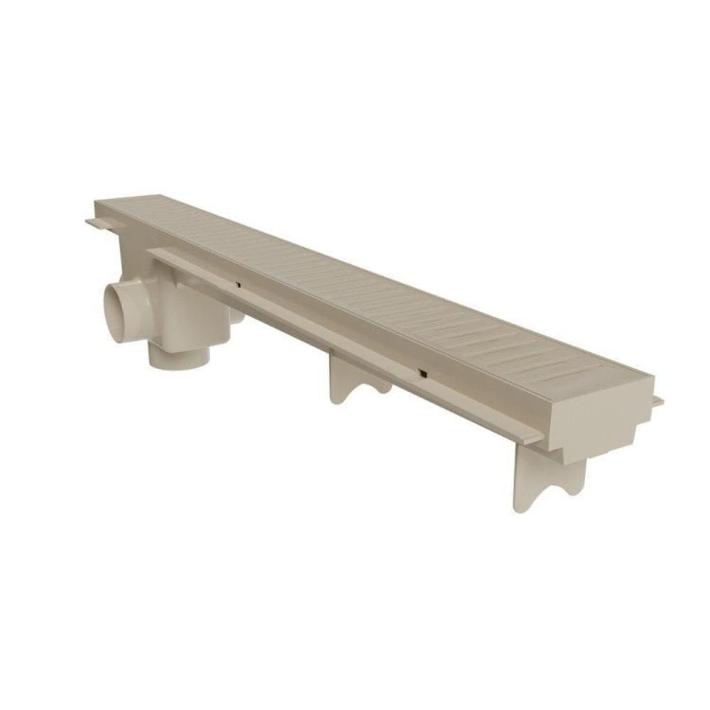 Kit 3 Ralo Linear com Tampa Vazada 50 cm Astra Bege