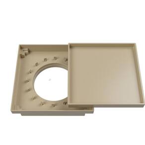 Kit 10 Ralo Oculto Quadrado 10x10cm Astra Bege
