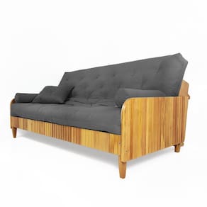 Sofá Cama Paris Ripado Acquablock Nobre