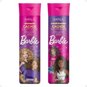 Impala Barbie Infantil Cachos do Poder: Shampoo e Condicionador 250ml