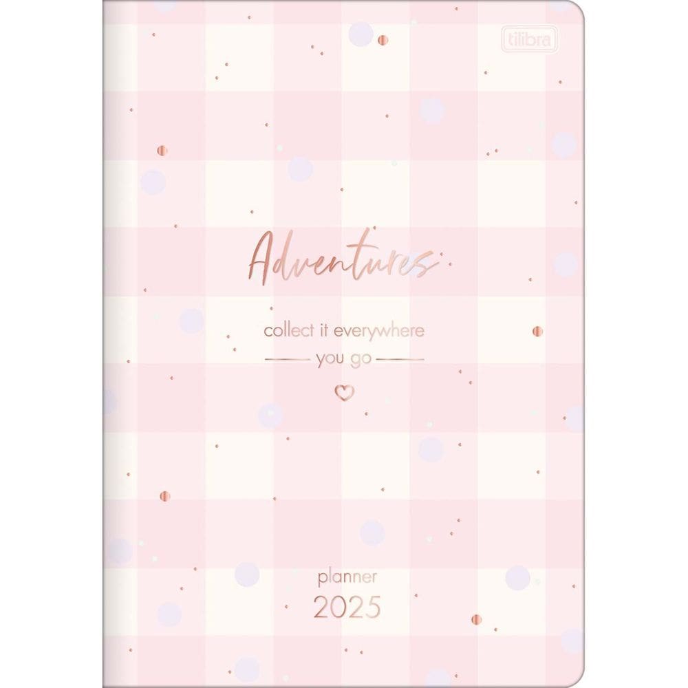 Planner Grampeado 17,8 x 25,4 cm Soho 90 G 2025 Tilibra 0962