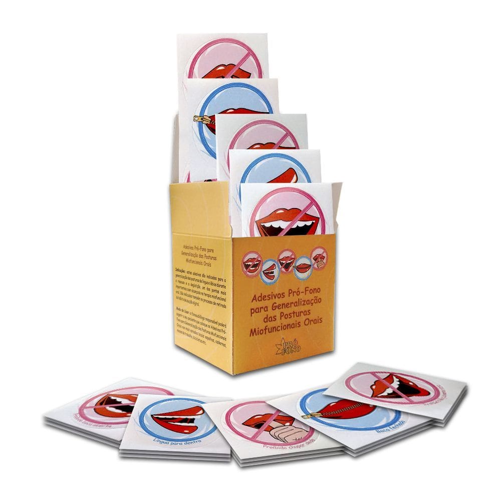 Adesivos Pró-Fono para Generalização Posturas Orais