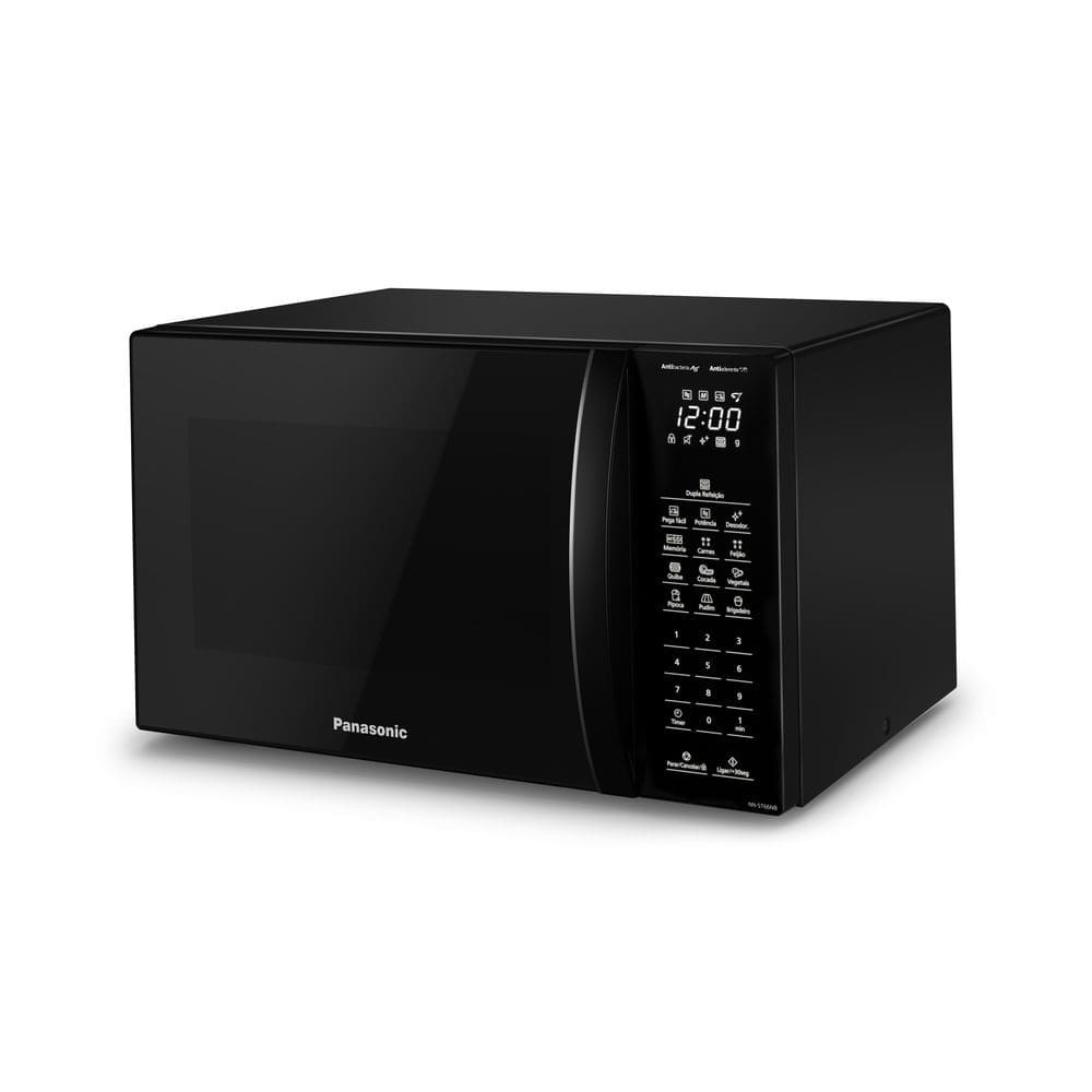 Microondas Panasonic Dupla Refeição 34L Black | Casas Bahia