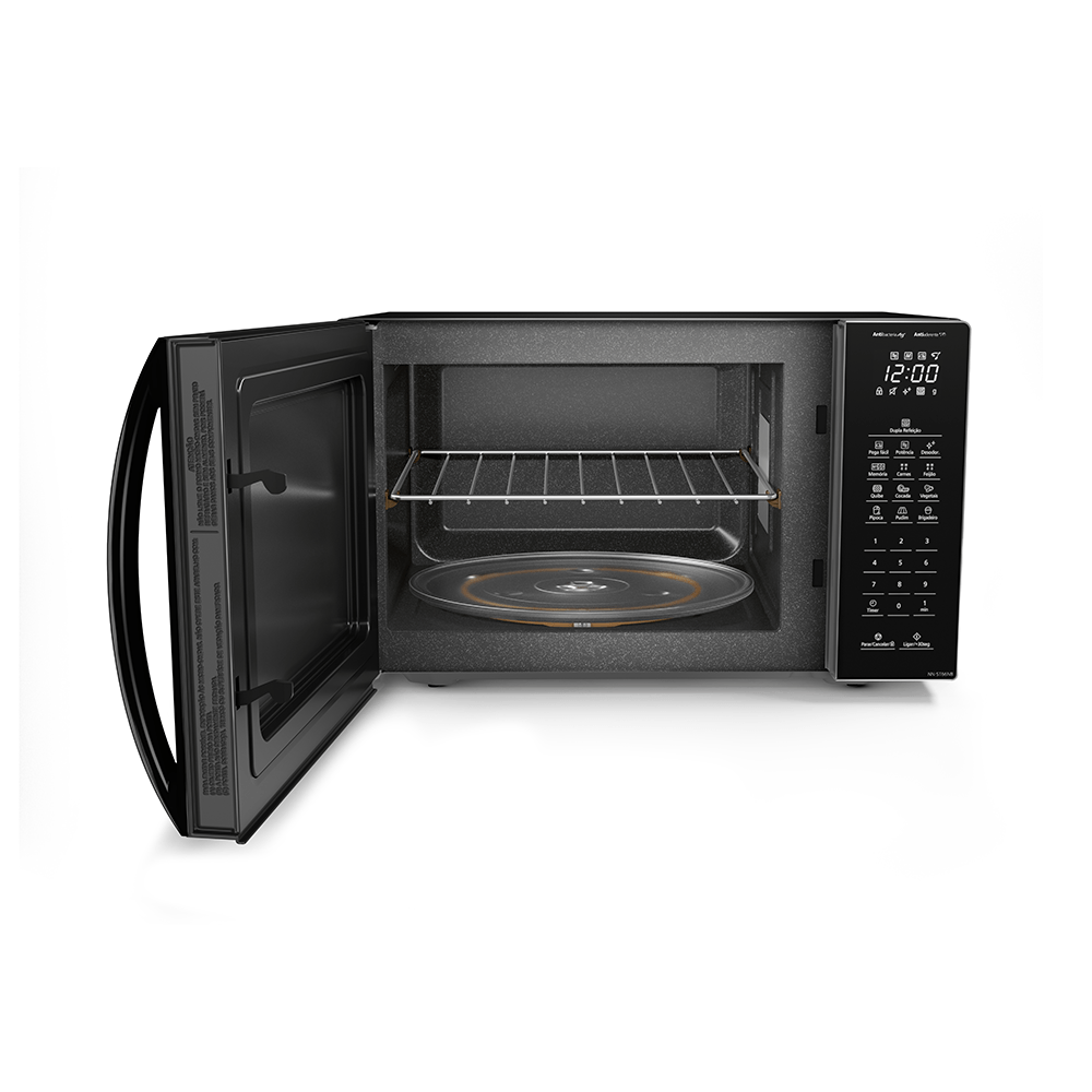 Microondas Panasonic Dupla Refeição 34L Black | Casas Bahia