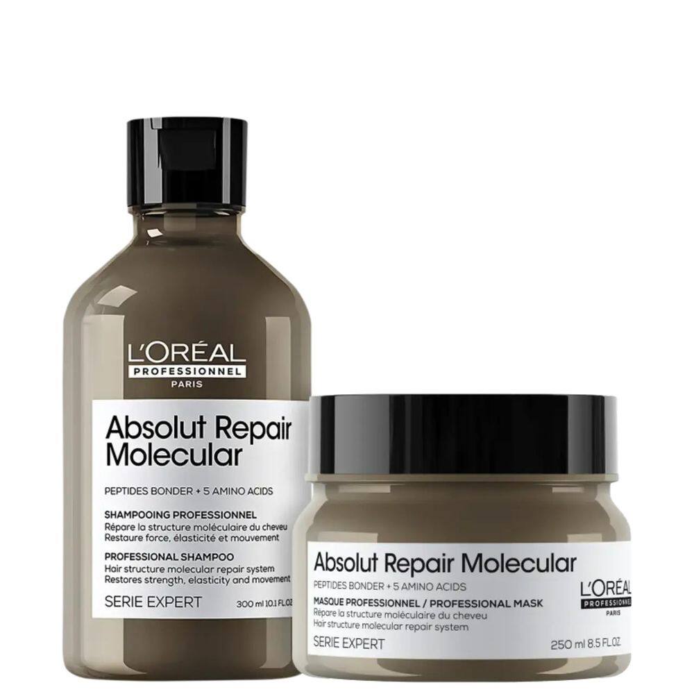 Kit L`Oréal Professionnel Absolut Repair Molecular (Shampoo + Máscara)