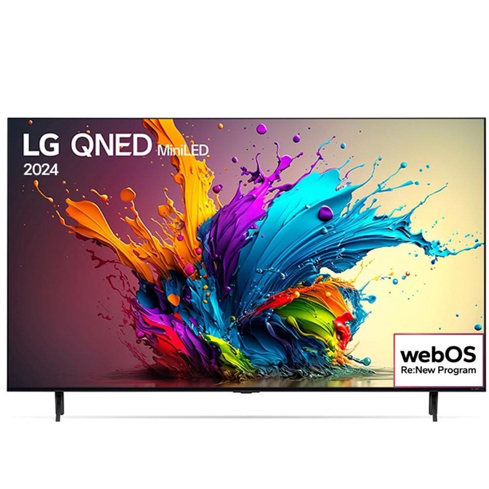 Smart TV LG QNED MiniLED 65" Polegadas 65QNED90T, Processador a8 AI, Quantum Dot, webOS 24 e Wi-Fi