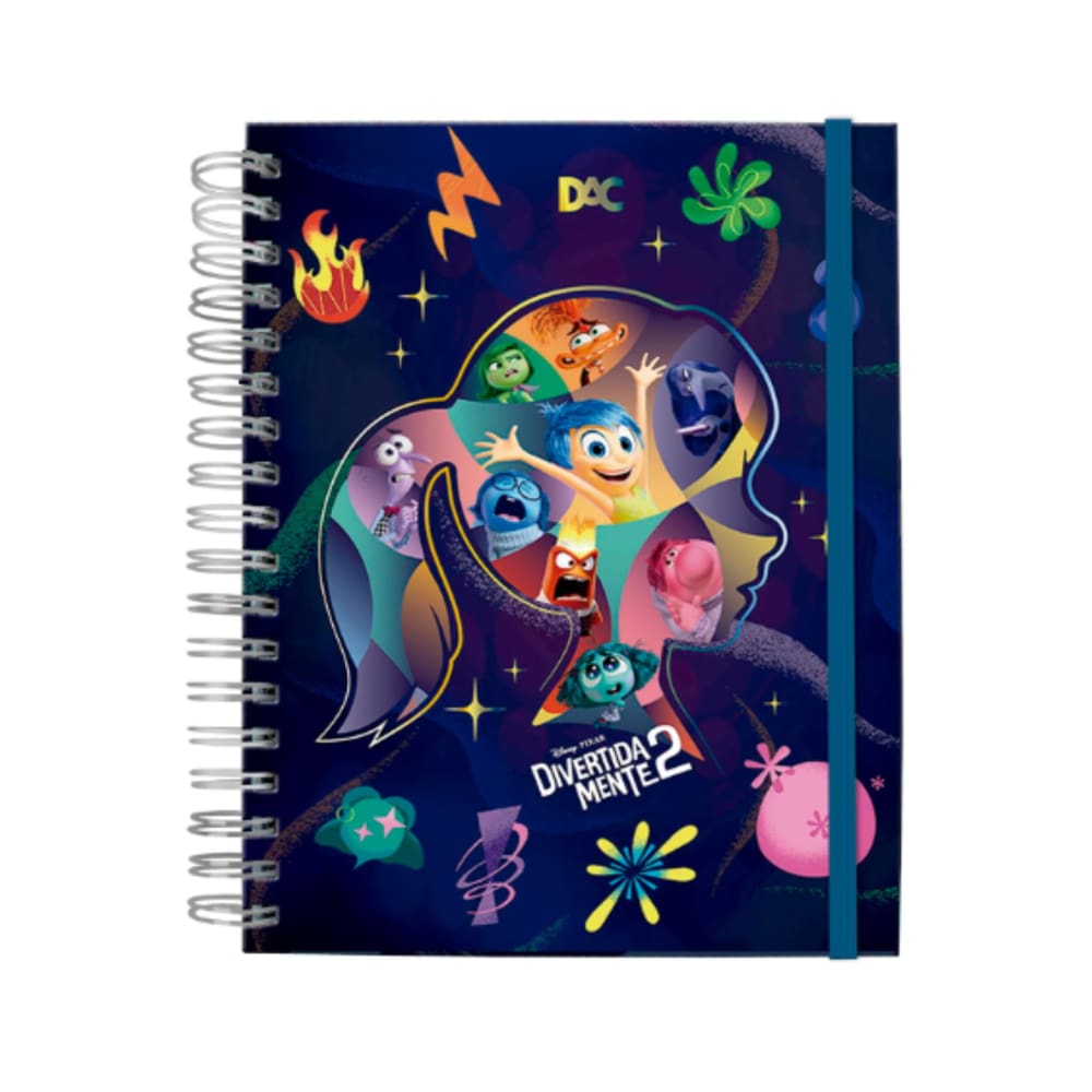 Caderno Smart Colegial 10M 80 Folhas DAC - Divertidamente 2